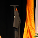 Illustration for article titled Why Miss Your High School Graduation When You Can Dress Up a Robot in a Cap and Gown?